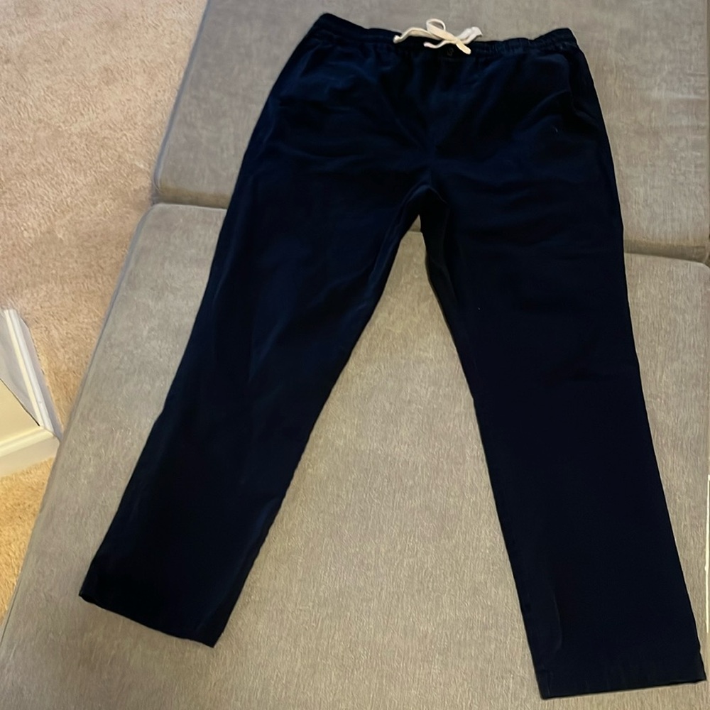 J Crew Dock Pants; L; Navy